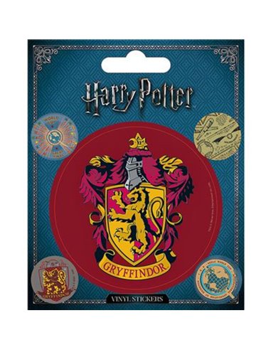 Harry Potter (colourful Crest Gryffindor) Vinyl Sticker