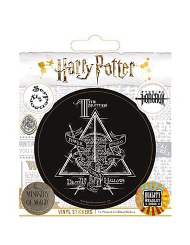 Harry Potter (core Black White Symbols) Stickers