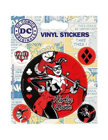 Harley Quinn (retro) Stickers