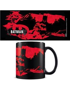 Batman (red) Black Pod Mug