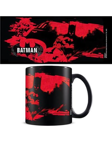 Batman (red) Black Pod Mug