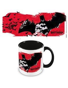 Batman (red) Black Coloured Inner Mug