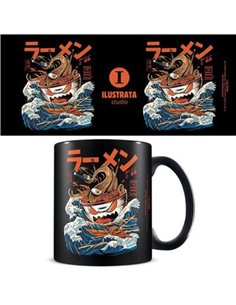 Ilustrata (great Ramen) Black Pod Mug