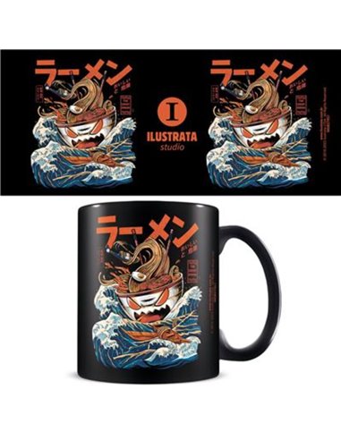 Ilustrata (great Ramen) Black Pod Mug