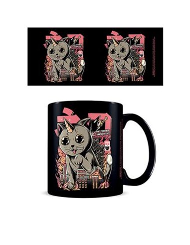 Ilustrata (catzilla) Black Pod Mug