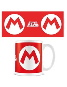 Super Mario (mario Initial) White Pod Mug