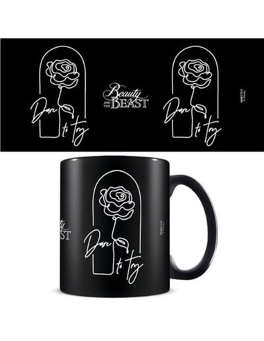 Beauty And The Beast (dare To Try) Black Mug