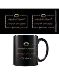 The Lord Of The Rings (one Ring) Black Pod Mug