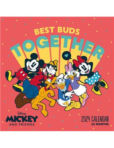 Mickey & Minnie 2024 30x30 Square Calendar