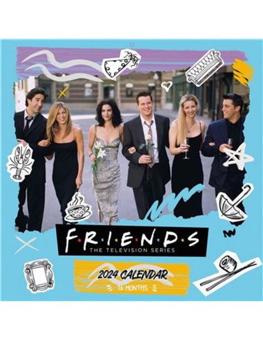 Friends 2024 30x30 Square Calendar