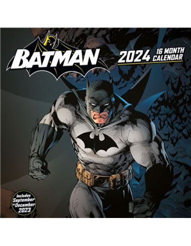 Batman 2024 30x30 Square Calendar