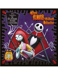 The Nightmare Before Christmas 2024 30x30 Square Calendar