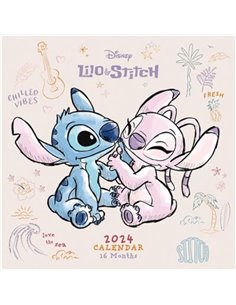 Lilo & Stitch 2024 30x30 Square Calendar