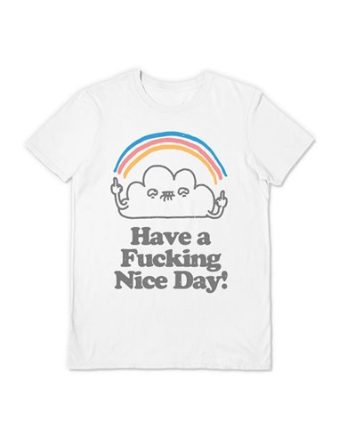 Vo Maria (have A Nice F*cking Day) White Unisex T-Shirt Small