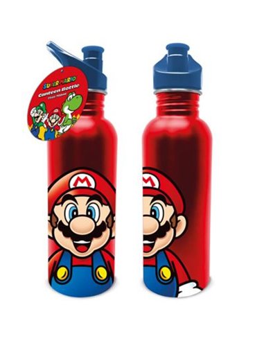 Super Mario (mario) Metal Canteen Drinks Bottle