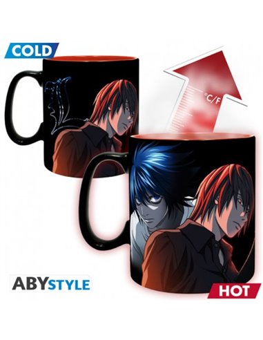 Death Note - Mug Heat Change - 460 Ml - Kira & Ryuk