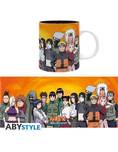 Naruto Shippuden - Mug - 320 Ml - Konoha Ninjas