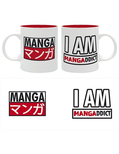 Manga Addict - Mug 320ml - Asian Art