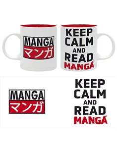 Keep Calm And Read Manga - Mug 320ml - Asian Art