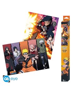 Naruto Shippuden - Set 2 Posters Chibi 52x38 - Groups