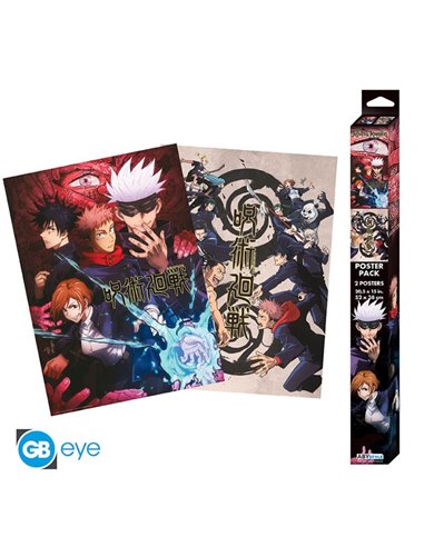 Jujutsu Kaisen - Set 2 Posters Chibi 52x38 - Group And Schools