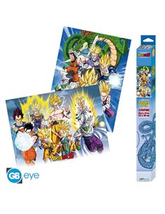 Dragon Ball - Set 2 Posters Chibi 52x38 - Groups