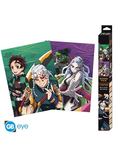 Demon Slayer - Set 2 Posters Chibi 52x38 - Entertainment District