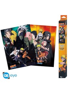 Naruto Shippuden - Set 2 Posters Chibi 52x38 - Ninjas