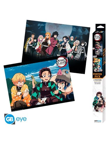 Demon Slayer - Set 2 Posters Chibi 52x38 - Series 2