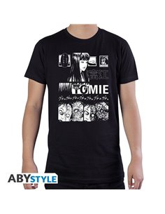 Junji Ito - Tshirt "tomie" Man Ss Black - Large