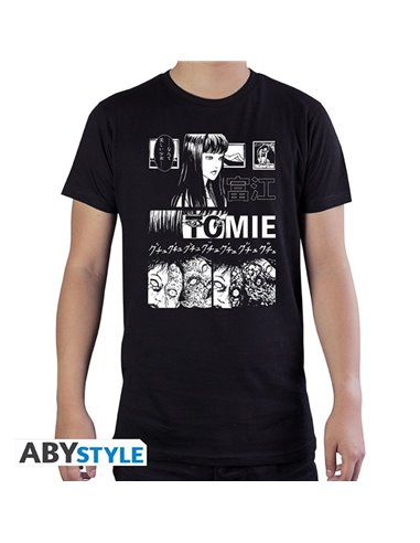 Junji Ito - Tshirt "tomie" Man Ss Black - Large