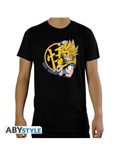 Dragon Ball - Tshirt "dbz/ Goku Super Saiyan" Man Ss Black - Large