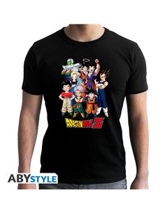 Dragon Ball - Tshirt "dbz/ Goku's Group" Man Ss Black - Medium