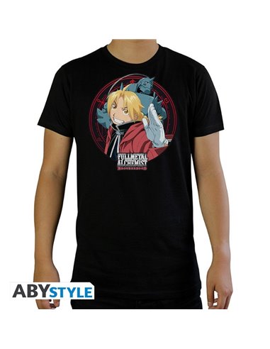 Fullmetal Alchemist - Tshirt "ed & Al" Man Ss Black - Large