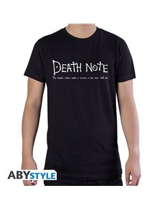 Death Note - Tshirt "death Note" Man Ss Black - Small