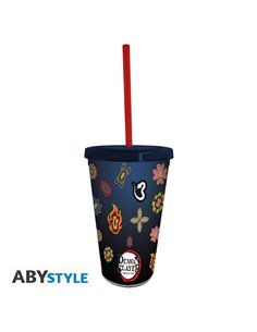 Demon Slayer - Tumbler With Straw - 470ml - Pillars