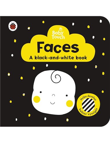 Baby Touch: Faces: A BlacK-And WhitE-Book