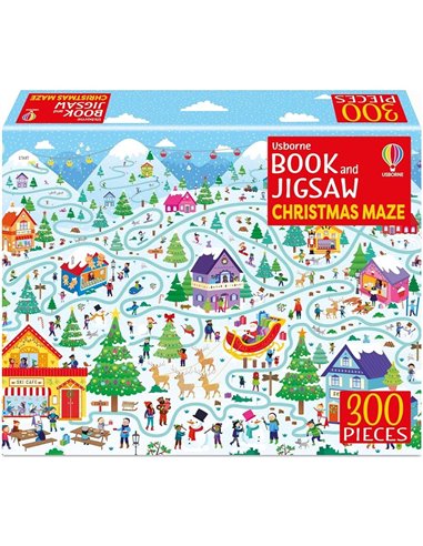 Usborne Book And Jigsaw Christmas Maze