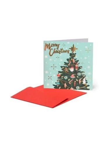 Small Greeting Card - Xmas Tree