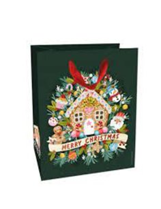 Gift Bag - Medium - Gingerbread House