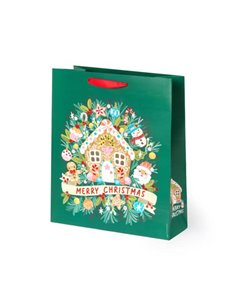 Gift Bag - Large - Gingerbread House