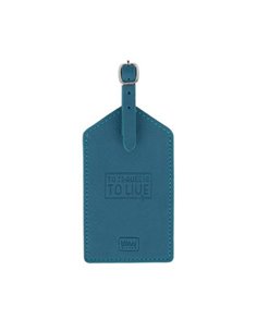 Luggage Tag - Petrol Blue