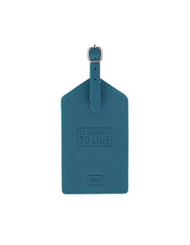 Luggage Tag - Petrol Blue