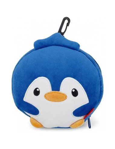 Travel Pillow With Sleep Mask - My Travel Buddy - Penguin