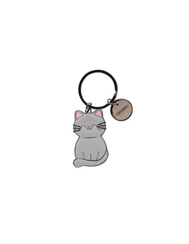 Enamel Key Ring - What A Key Ring! - Kitty