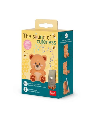 Wireless Speaker With Stand - The Sound Of Cuteness - Teddy Bear