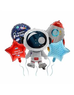 Set Of 5 Birthday Party Balloo - Let's Party! - Space