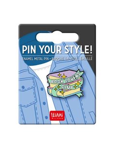 Enamel Metal Pin - Pin Your Style! - Book Lover