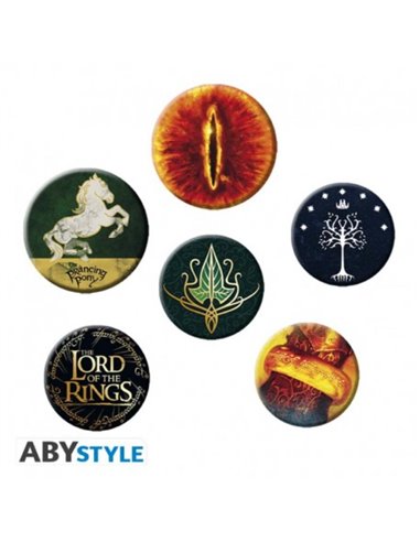 Lord Of The Rings - Badge Pack - Symbols