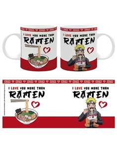 Naruto Shippuden - Mug - 320ml - "i Love You More Than Ramen"